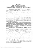 TÌM HIỂU MỐI QUAN HỆ VIỆT NAMLÀO