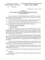 KẾ HOẠCH THI GIÁO VIÊN GIỎI CẤP HUYỆN BẬC TIỂU HỌC NĂM HỌC 2018 2019