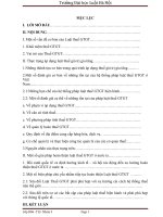 Tiểu luận thực tiến áp dụng pháp luật thuế GTGT hiện nay 