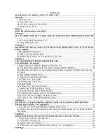 Báo cáo kinh tê kỹ thuật mỏ đá làm vật liệu xây dựng thông thường