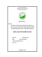 Xây dựng cơ sở dữ liệu ảnh tờ bản đồ địa chính số 18, 19 phục vụ công tác lập hồ sơ giấy chứng nhận dạng số trên địa bàn phường quang trung – thành phố thái nguyên 