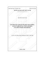 Hoàn thiện công tác quản lý dự án đầu tư xây dựng công trình tại ban quản lý dự án các công trình dân dụng và công nghiệp tỉnh điện biên (tt) 