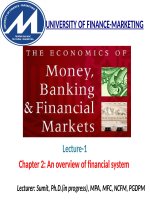 TÀI CHÍNH TIỀN TỆ Lecture 1 chapter 2 an overview of financial system