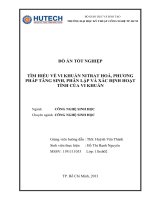 Tìm hiểu về vi khuẩn nitrat hoá, phương pháp tăng sinh, phân lập và xác định hoạt tính 