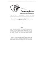 Entomofauna, ZEITSCHRIFT FÜR ENTOMOLOGIE VOL 0027-0045-0052