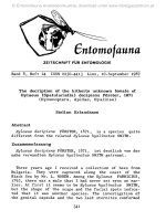 Entomofauna, ZEITSCHRIFT FÜR ENTOMOLOGIE VOL 0008-0341-0351