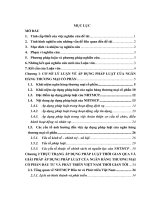 Áp dụng pháp luật của ngân hàng thương mại cổ phần đầu tư và phát triển việt nam hiện nay (luận văn thạc sĩ luật học) 