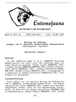 Entomofauna, ZEITSCHRIFT FÜR ENTOMOLOGIE VOL 0008-0237-0247