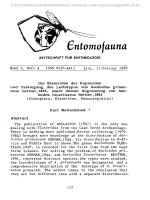 Entomofauna, ZEITSCHRIFT FÜR ENTOMOLOGIE VOL 0009-0117-0129