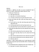 Khuyến mại dưới góc độ pháp luật cạnh tranh và bảo vệ quyền lợi người tiêu dùng ở việt nam (luận văn thạc sĩ luật học) 