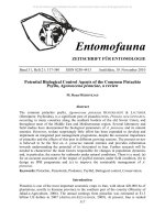 Entomofauna, ZEITSCHRIFT FÜR ENTOMOLOGIE VOL 0031-0317-0340