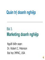 Module 3 MARKETING DOANH NGHIỆP