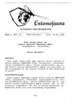 Entomofauna, ZEITSCHRIFT FÜR ENTOMOLOGIE VOL 0006-0105-0116