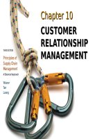 Chapter 10 CUSTOMER RELATIONSHIP MANAGEMENT