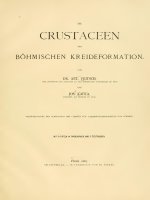 DIE CRUSTACEEN DER BÖHMISCHEN KREIDEFORMATION, FRITSCH 1887