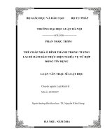 Thế chấp nhà ở hình thành trong tương lai để đảm bảo thực hiện nghĩa vụ từ hợp đồng tín dụng (luận văn thạc sĩ luật học) 