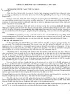 Chính sách tiền tệ việt nam giai đoạn 2007   2010 