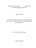 Án lệ trong hệ thống pháp luật anh – mỹ (common law), châu âu lục địa (civil law) và kinh nghiệm cho việt nam hiện nay (luận văn thạc sĩ luật học) 