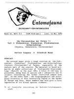 Entomofauna, ZEITSCHRIFT FÜR ENTOMOLOGIE VOL 0010-0105-0160