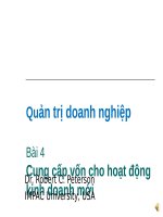 Module 4 cung cấp vốn
