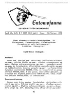 Entomofauna, ZEITSCHRIFT FÜR ENTOMOLOGIE VOL 0010-0045-0072