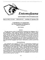 Entomofauna, ZEITSCHRIFT FÜR ENTOMOLOGIE VOL 0019-0353-0404