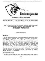 Entomofauna, ZEITSCHRIFT FÜR ENTOMOLOGIE VOL 0008-0309-0332