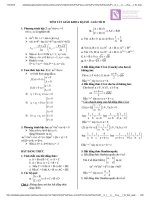 Tóm tắt lý thuyết thi thpt quốc gia