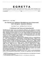 EGRETTA, VOGELKUNDLICHE NACHRICHTEN AUS ÖSTERREICH VOL 37-1-0001-0022