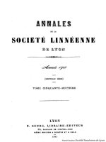 Annales and Bulletins Société Linnéenne de Lyon 4447