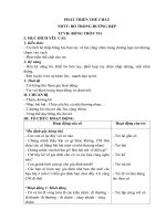 LĨNH VỰC PHÁT TRIỂN THỂ CHẤT TÊN BÀI bò thủy