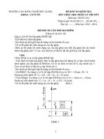 Đáp án bộ câu hỏi lý thuyết 2+3 điểm-O TO