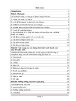 Vận dụng ma trận SWOT nhằm hình thành chiến lược phát triển cho công ty cổ phần cảng vật cách 