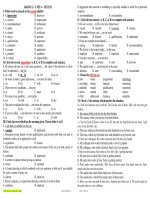 UNIT 6  PRACTICE TEST 2b with key 