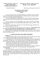 KE HOACH CM NH  2018 2019