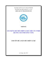 Xây dựng bản đồ chiến lược cho công ty TNHH quảng cáo ánh sáng vàng 