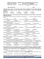 GCSE PRACTICETieng anh 12 sach cu 