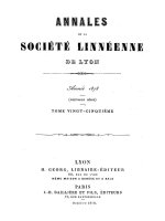 Annales and Bulletins Société Linnéenne de Lyon 1659
