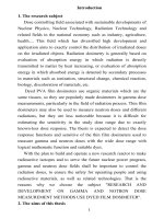 Tóm tắt luận án   tiếng anh  NGHIÊN cứu và PHÁT TRIÊN PHƯƠNG PHÁP đo LIỀU bức xạ GAMMA và NƠTRON DÙNG LIỀU kế MÀNG MỎNG NHUỘM màu 