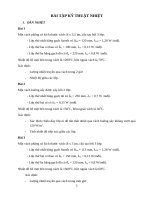 BÀI tập KỸ THUẬT NHIỆT