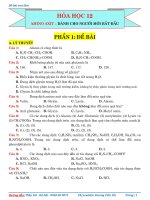 Hoa hoc 12 de cuong on thi 