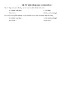 on tap chuong 1 hinh hoc 12 trac nghiem 