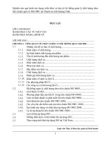 Nghiên cứu quá trình xây dựng, triển khai và duy trì hệ thống quản lý chất lượng theo tiêu chuẩn quốc tế ISO 9001 tại thanh tra tỉnh quảng ninh 