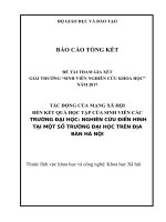 Tác động của mạng xã hội đến kết quả học tập