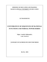 OM TAT LA ENGLISH  sự hội tụ của dãy hàm tỷ và chuỗi lũy thừa hình thức
