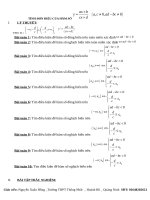 Tinh don dieu cua ham so bac nhat tren bac nhat hot 