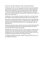 NỘI DUNG CHƯƠNG TRÌNH học TIẾNG ANH TRÊN mô HÌNH