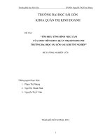 phương pháp luận nghiên cứu khoa học tìm hiểu tình hình việc làm của sinh viên khoa quản trị kinh doanh trường đại học sài gòn sau tốt nghiệpquo 