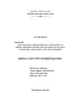 Thực hiện quy trình chăm sóc, nuôi dưỡng và phòng trị bệnh cho đàn lợn nái sinh sản tại công ty phát đạt   thị xã phúc yên   tỉnh vĩnh phúc 