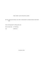 Kế hoạch nâng cao chất lượng dịch vụ khách hàng cho nhân viên ở hệ thống showroom mỹ phẩm 